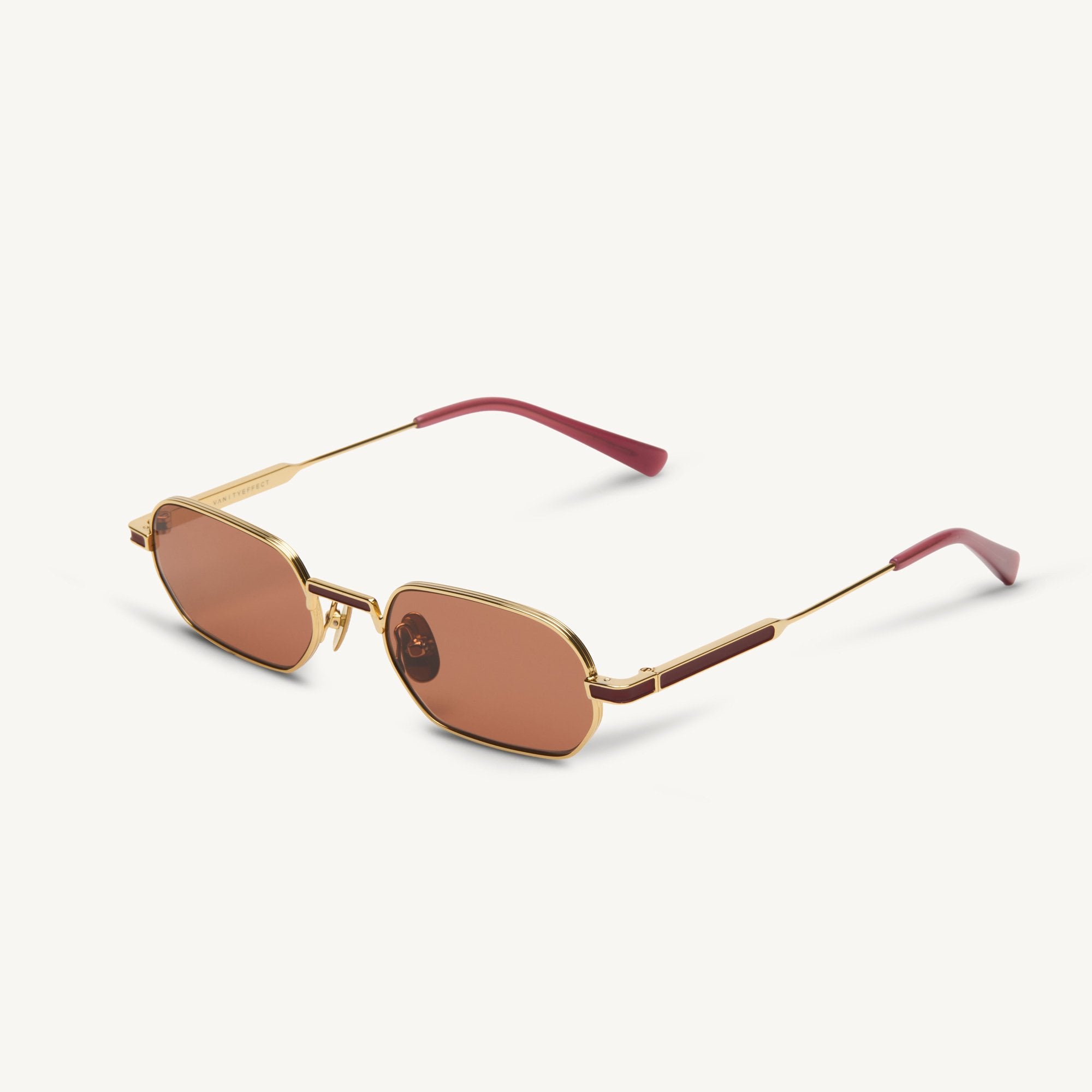 VANITY EFFECT LUCCA SUN SHINY YELLOW GOLD / BORDEAUX